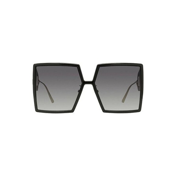 Christian Dior 30Montaigne 12A Black Gold Grey Lens Women Sunglasses Oversize main image 6